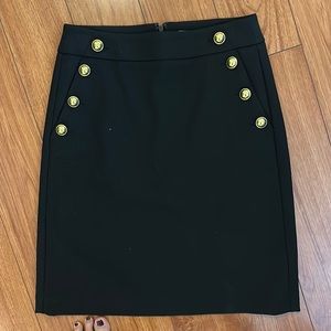 Loft pencil skirt with buttons